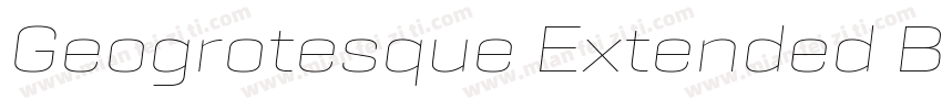 Geogrotesque Extended Bold字体转换
